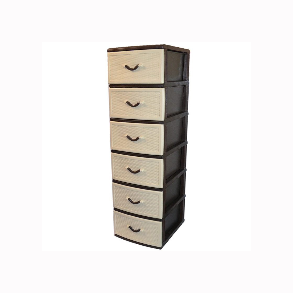 Комод пластиковий Style (Стиль) 6 ящиків 48х38х134, фото 1