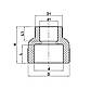 Муфта редукційна ВВ 110x75 PPR Koer K0217.PRO (KP2582), фото 3