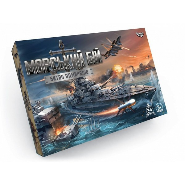 Настільна гра Danko Toys Морський бій Битва адміралів ДТ-ІМ-11-35