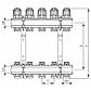 Колекторний блок з термостатич. клапанами Koer KR.1100-08 1"x8 ways (KR2634), фото 2