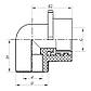 Кут установлювальний для гіпсокартонних стін ВР 20x1/2F PPR Koer K0189.PRO (KP0244), фото 3
