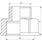 Перехідник (конектор) 3/4"x1-1/2" Koer KF.A0816 (KF0055), фото 3