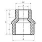Муфта редукційна HB 25x20 PPR Koer K0056.PRO (KP0066), фото 3