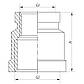 Муфта редукційна 1"х1-1/4" Koer KF.C1012 (KF0020), фото 4