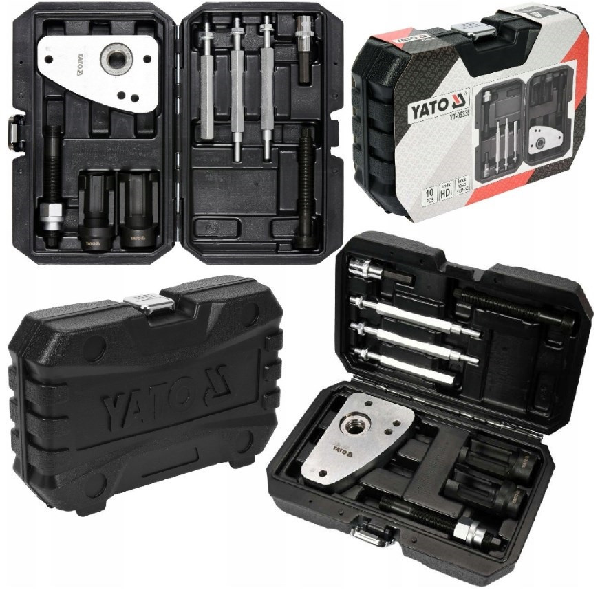 Зйомники Форсунок HDI(Peugeot/Citroen 2.0/2.2)10 предметів YATO YT-05338, фото 1