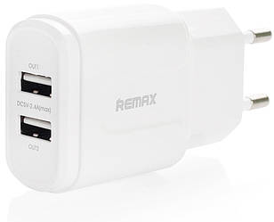 Мережевий зарядний пристрій Remax RP-U22m-White