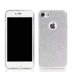 Силіконовий чохол Glitter для iPhone 7 срібло Remax 700201
