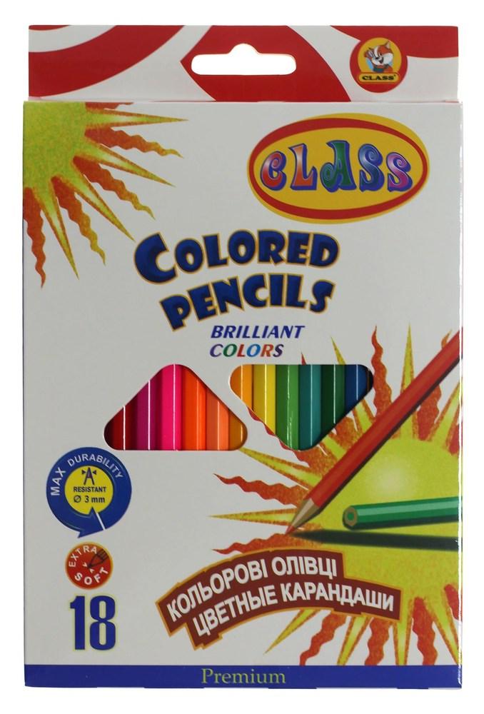 Олівці Class Premium 18 кол