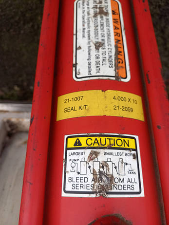 21-1007 Гідроциліндр KUHN KRAUSE 4000 x 10   21-2059, фото 3