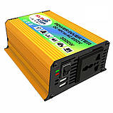 Інвертор хвильовий чистий синус DC12V в AC220V правильна синусоїда 3000W 250W., фото 5