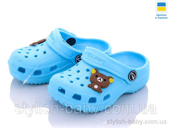 Дитяча колекція літнього взуття гуртом. Дитячі крокси 2023 бренда Luck Line (рр. с 18 по 23), фото 1