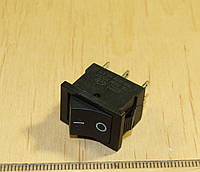 B106 18.6x13x15 Кнопка перемикач вимикач 2х позиційний 6pin 6A 250V KCD1