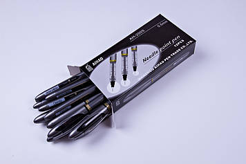 Ручки капилярные "ролер" AIHAO AH-2005,чорні,0.5 mm,12 шт/упаковка
