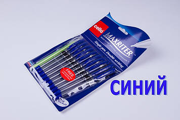 Ручки кулькові Cello Maxriter 4 km,сині,0.5 mm,10+1шт/упаковка