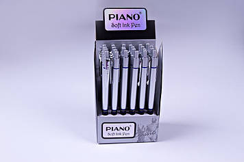 Ручки автоматичні кулькові Piano №PT-186,сині,0.5 mm,24 шт/упаковка