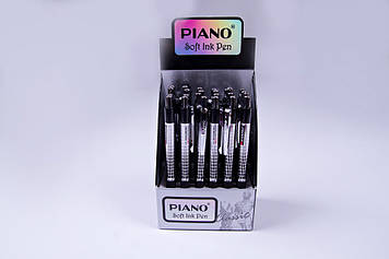 Ручки автоматичні кулькові Piano №PT-189,сині,0.5 mm,24 шт/упаковка