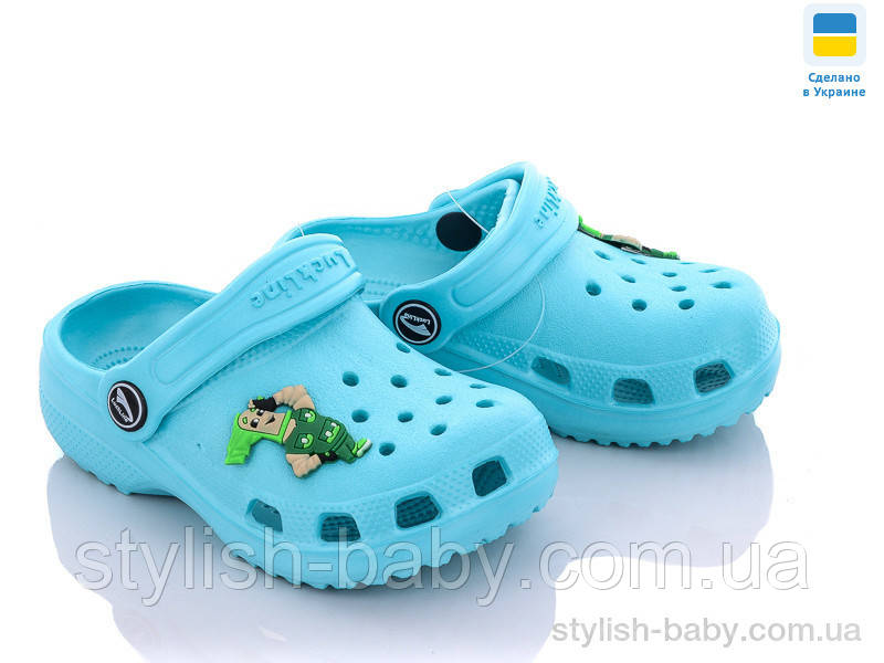 Дитяча колекція літнього взуття гуртом. Дитячі крокси 2023 бренда Luck Line (рр. с 24 по 29)