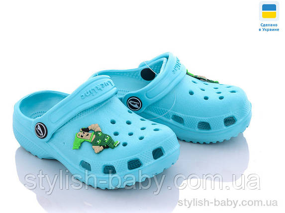Дитяча колекція літнього взуття гуртом. Дитячі крокси 2023 бренда Luck Line (рр. с 24 по 29), фото 1