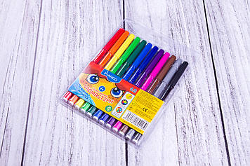 Фломастери "Marco" №1690/12, 12 кольорів, набір фломастерів для малювання на водній основі.