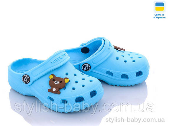 Дитяча колекція літнього взуття гуртом. Дитячі крокси 2023 бренда Luck Line (рр. с 24 по 29), фото 1