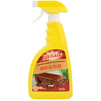 Популярний! Засіб для догляду за меблями San Clean для чищення та полірування з розпилювачем 500 г (4820003540138) - Краща якість