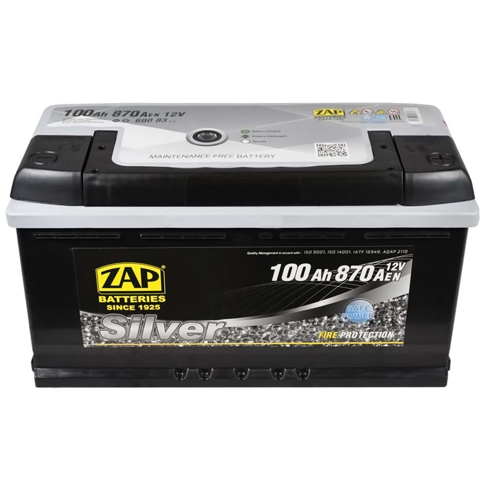 АКБ ZAP Silver 100ah 870A R+
