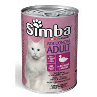 Популярний! Консерви для котів Simba Cat Wet цесарка з качкою 415 г (8009470009515) - Краща якість тільки на Nukleon.com.ua