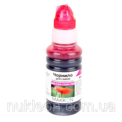 Популярний! Чорнило Makkon для Canon PIXMA-GM2040/G5040/G7040 70 мл magenta (IMN-CAN-CGI40-70M) - Краща якість тільки на