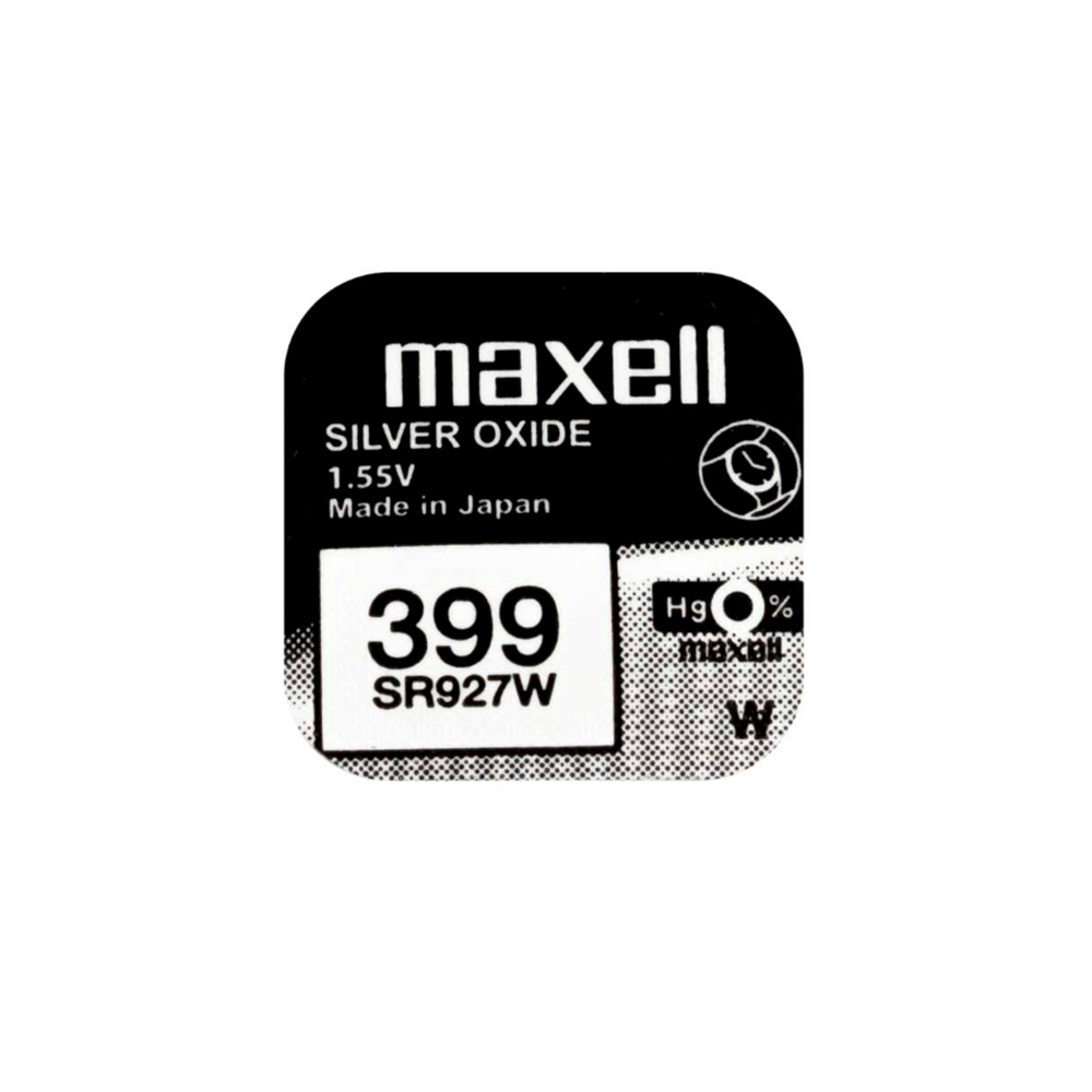 Годинникова батарейка 399 / SR 927 W / AG7 Maxell Silver Oxide (1.55v ...