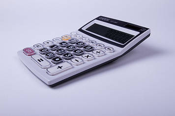 Калькулятор EATES DC-690, 12 розрядний, 2 види харчування,прозорі кнопки, калькулятори електронні