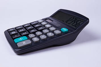 Калькулятор EATES DC-838, 12 розрядний, 2 види харчування, калькулятори електронні