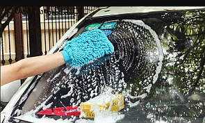 Рукавичка-мочалка з мікрофібри, універсальна