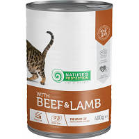 Популярний! Консерви для котів Nature&apos;s Protection Adult With Beef & Lamb 400 г (KIK45607) - Краща якість тільки на