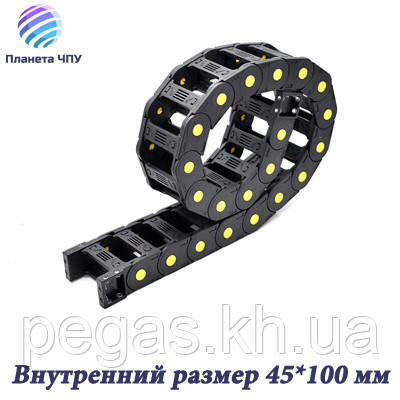 Кабелеукладальника 45*100 мм (гнучкий кабель-канал)