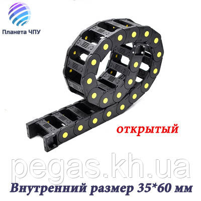 Кабелеукладальника 35*60 мм (гнучкий кабель-канал)