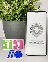 Защитное стекло iPhone X (Full Glue Lion)