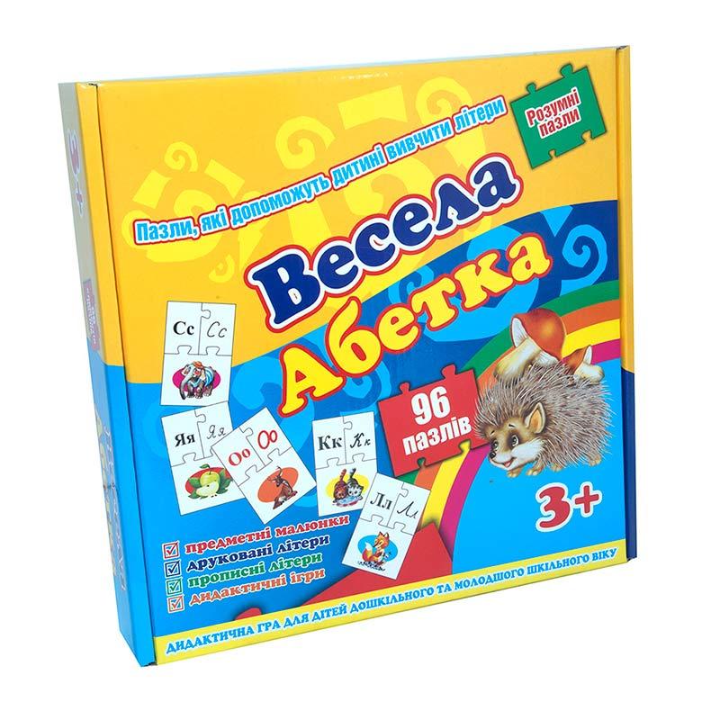 Іграшка Strateg 525 РОЗУМНІ ПАЗЛИ Весела абетка (укр)
