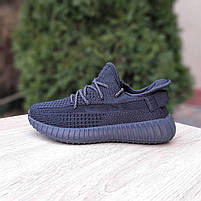 Кросівки жіночі бігові чорні Adidas Yeezy Boost 350. Кросівки на літо для дівчат Адідас Ізі Буст 350, фото 7