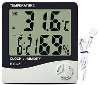 Термометр, Gp, гигрометр, Хорошее качество, метеостанция HTC-2 + выносной датчик, гигрометр, термометр,
