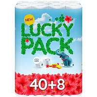 Туалетная бумага Ruta Lucky pack 2 слоя, 48 рулонов