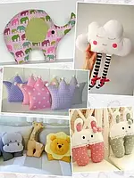 Подушечки, підголівники та обіймашки