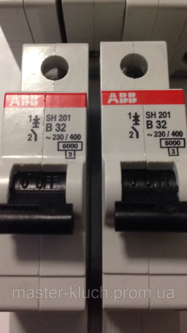 Автоматический выключатель 32 ампера АВВ SH201 B32 - фото 4 - id-p1746857565