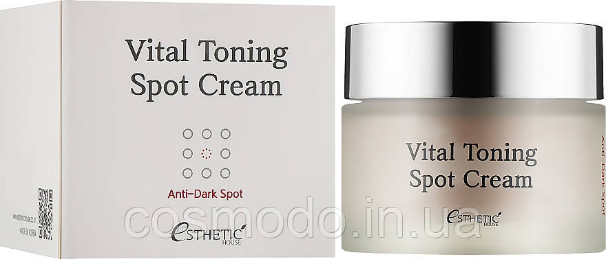 Освітлюючий тонізуючий крем для обличчя Esthetic House Vital Toning Spot Cream Anti-Dark Spot