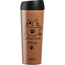 Термокружка Ardesto Coffee time Cat, 450 мл