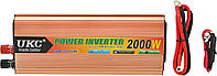 Преобразователь напряжения, GS, инвертор автомобильный 2000W UKC SSK, Хорошее качество, 12/220, инвертор,