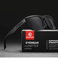 Солнцезащитные очки KDEAM Navi Black поляризационные с фирменным комплектом