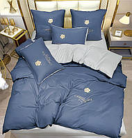 Сатиновое постельное белье евро размер Crown Luxory home collections Шанель