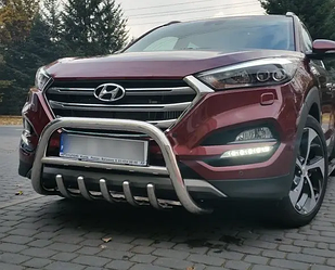 Кенгурятник WT003 (нерж) Hyundai Tucson TL 2016