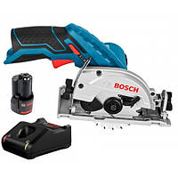 Аккумуляторная циркулярная пилка Bosch GKS 12V-26 + 1 x аккумуляторная батарея GBA 12V 2.0Ah (0615990M41)