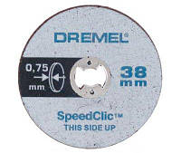 Круг отрезной по металлу DREMEL SpeedClic SC409 (5 шт)